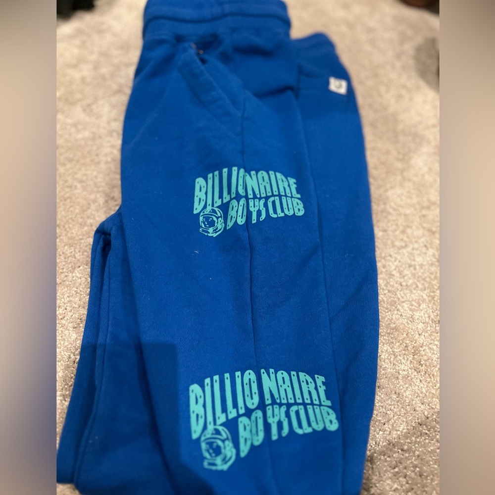 Billionaire boys club blue sweatpants size medium RARE